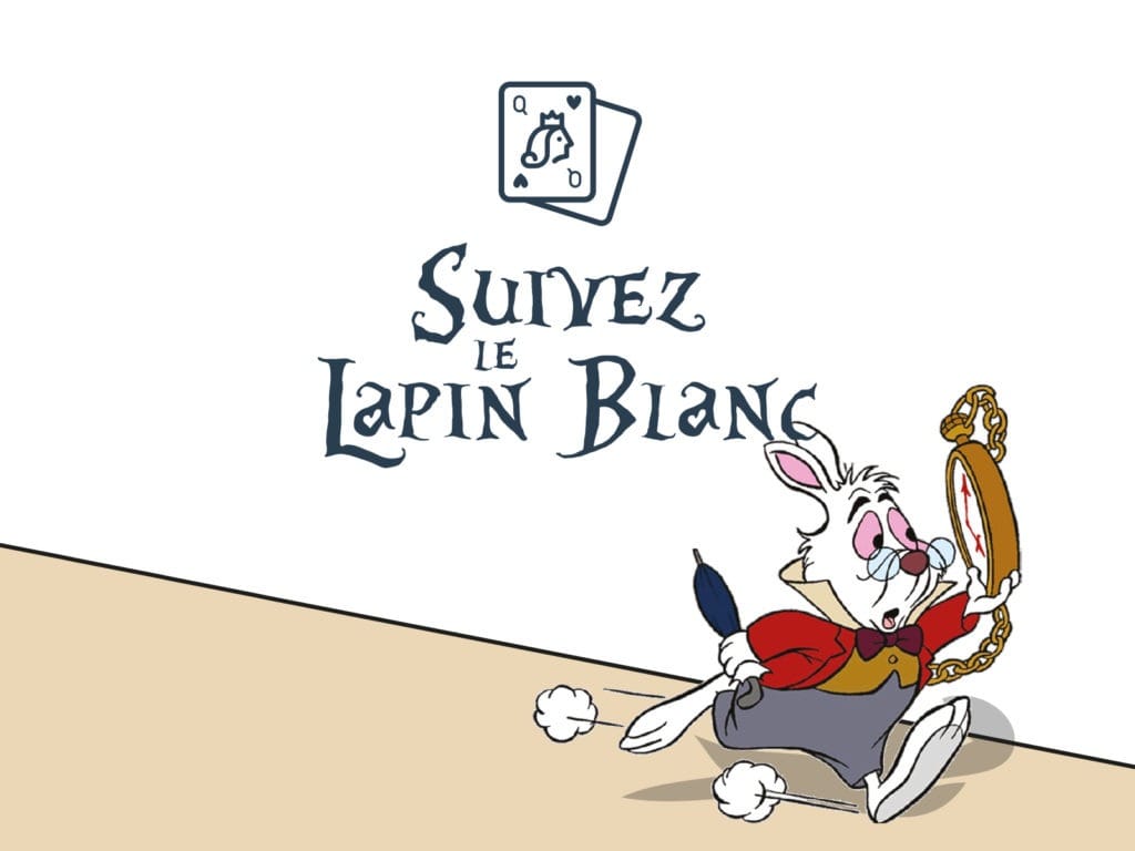 box escape game Alice, suivez le lapin blanc
