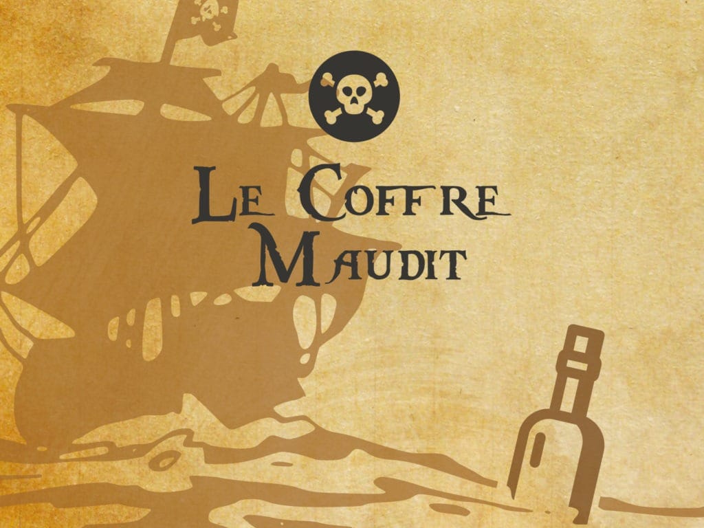 box escape game pirate, le coffre maudit.